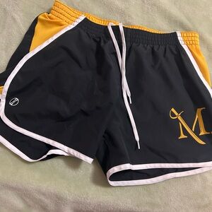 Millersville Yellow and Black Sports Shorts